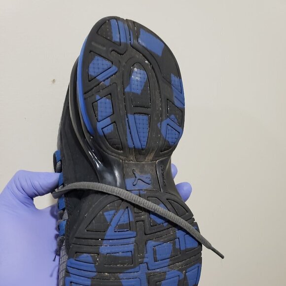 Puma Axelion Sneakers RIP 193279-02, Grey, Blue, Black, 5.5C - Back to School - Picture 11 of 11